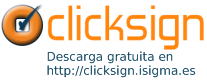 Marca incrustada en facturas electrónicas firmadas con Clicksign